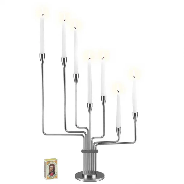 Mini Karlsvognur Ljósastaki 38Cm – Rustfrítt Stál