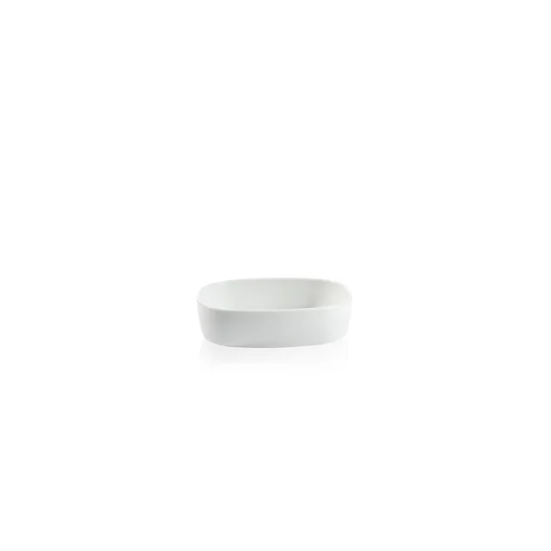 Superellipse Fat Úr Postalíni – 19X25X6,5Cm Hvítt