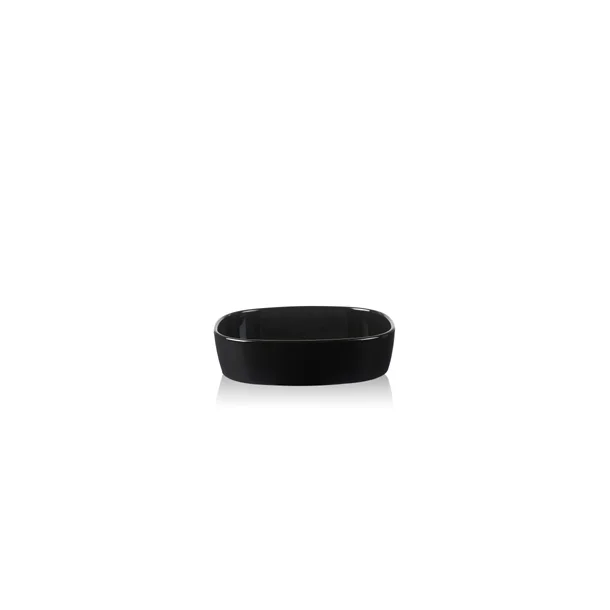Superellipse Fat Úr Postalíni – 19X25X6,5Cm Svart