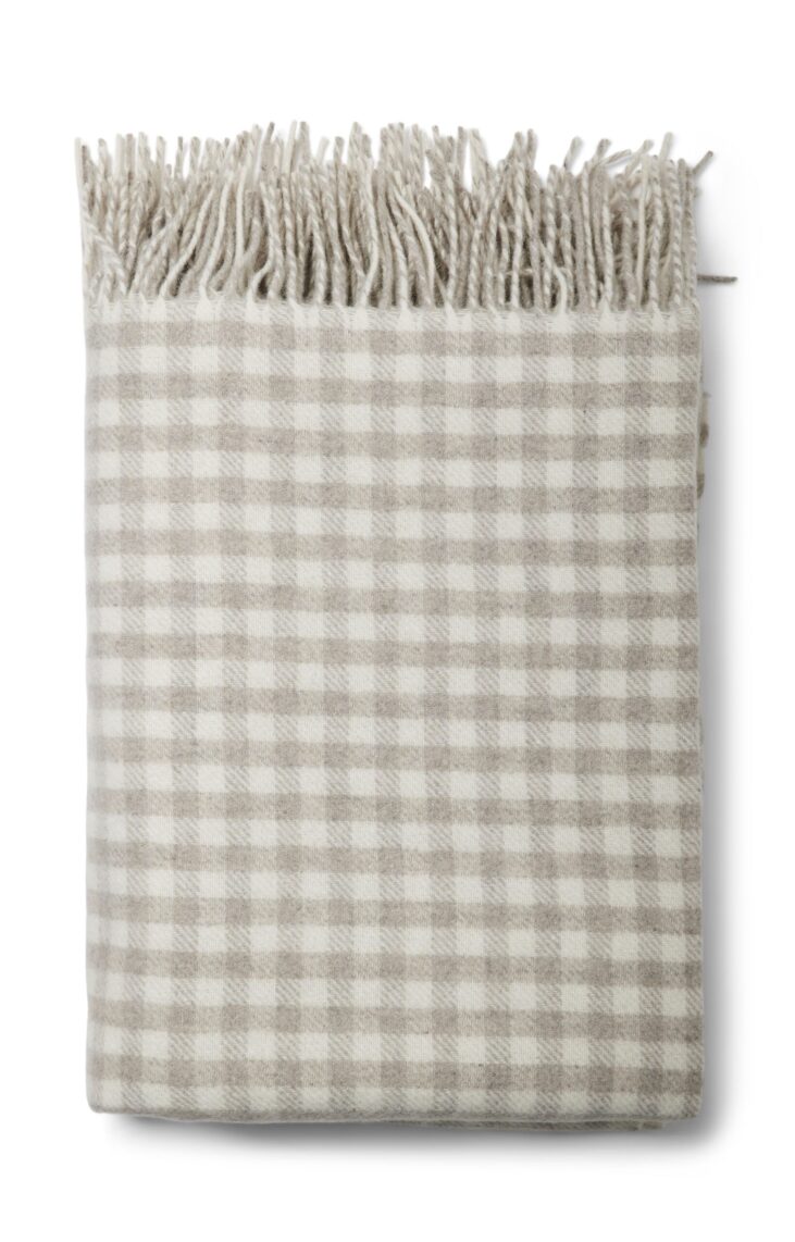 Gingham Throw 140X200Cm