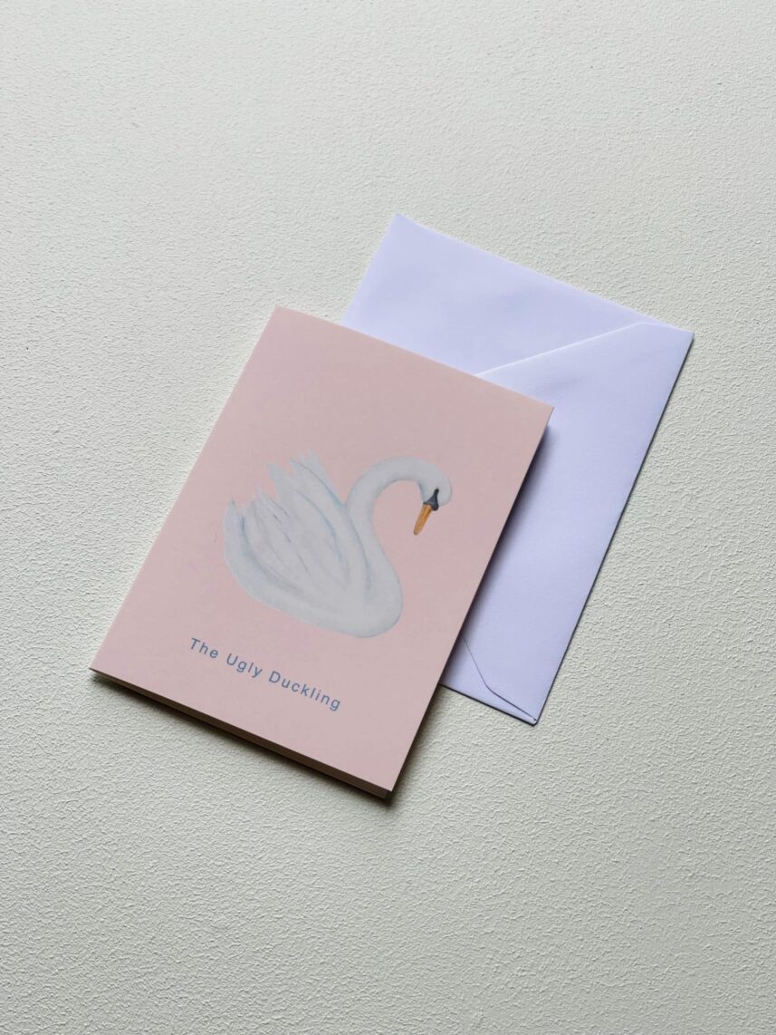Blómukort – Danish The Ugly Duckling A7