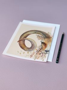 Postkort – Stjørnumerki, Veðrurin (Vædderen)