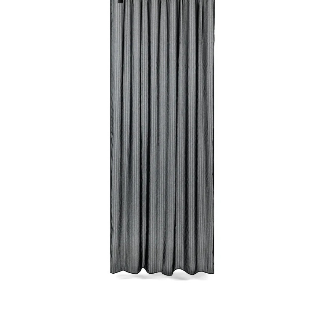 Lines Baðiforhang 140X220Cm – Black